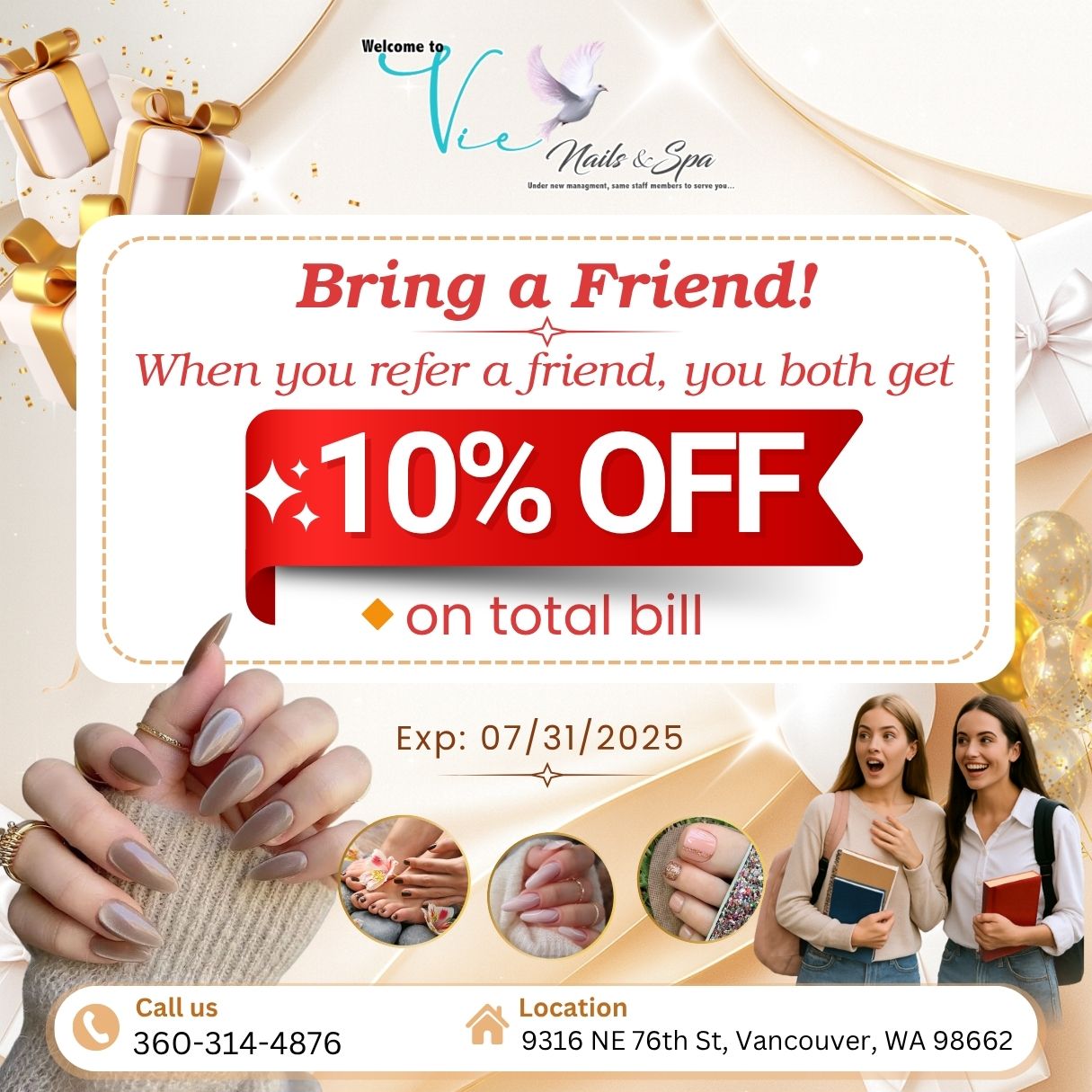 Refer a Friend and You Both Receive 10% OFF