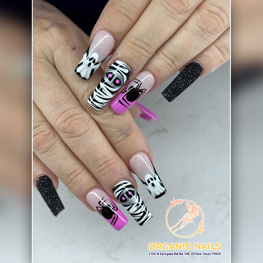 Halloween Nail by Organic Nails El Paso, TX 79938