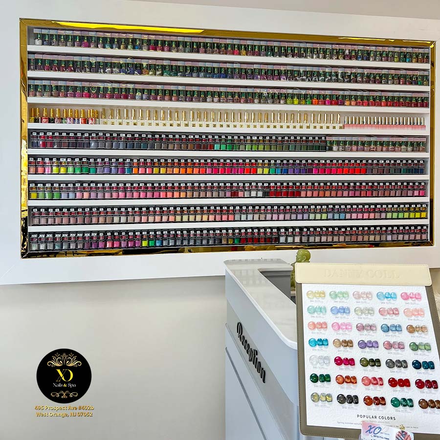 Nail polish shelf