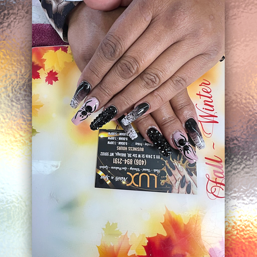 Halloween Nails Designs at Lux Nail and Spa in Billings, MT 59102