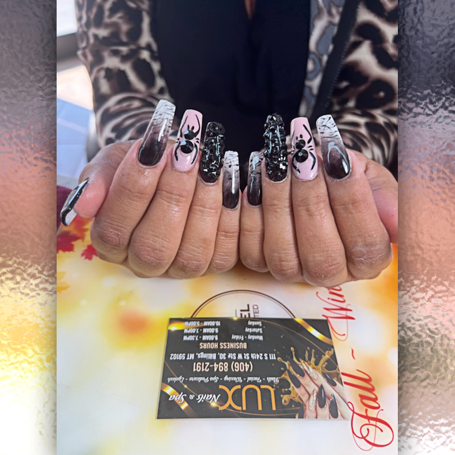Halloween Nails Designs at Lux Nail and Spa in Billings, MT 59102