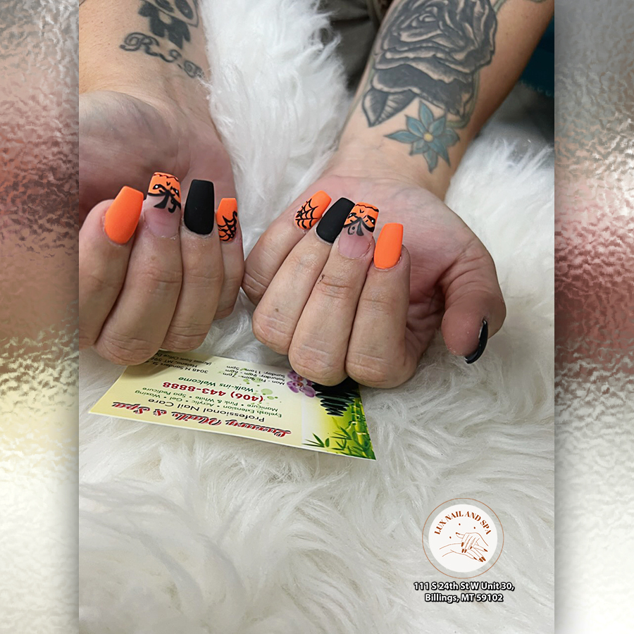 Halloween Nails Designs at Lux Nail and Spa in Billings, MT 59102