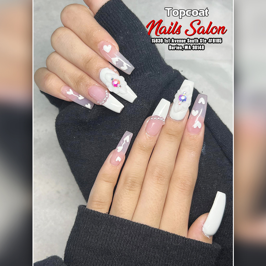 Top Coat Nails Salon In Burien, Wa 98148