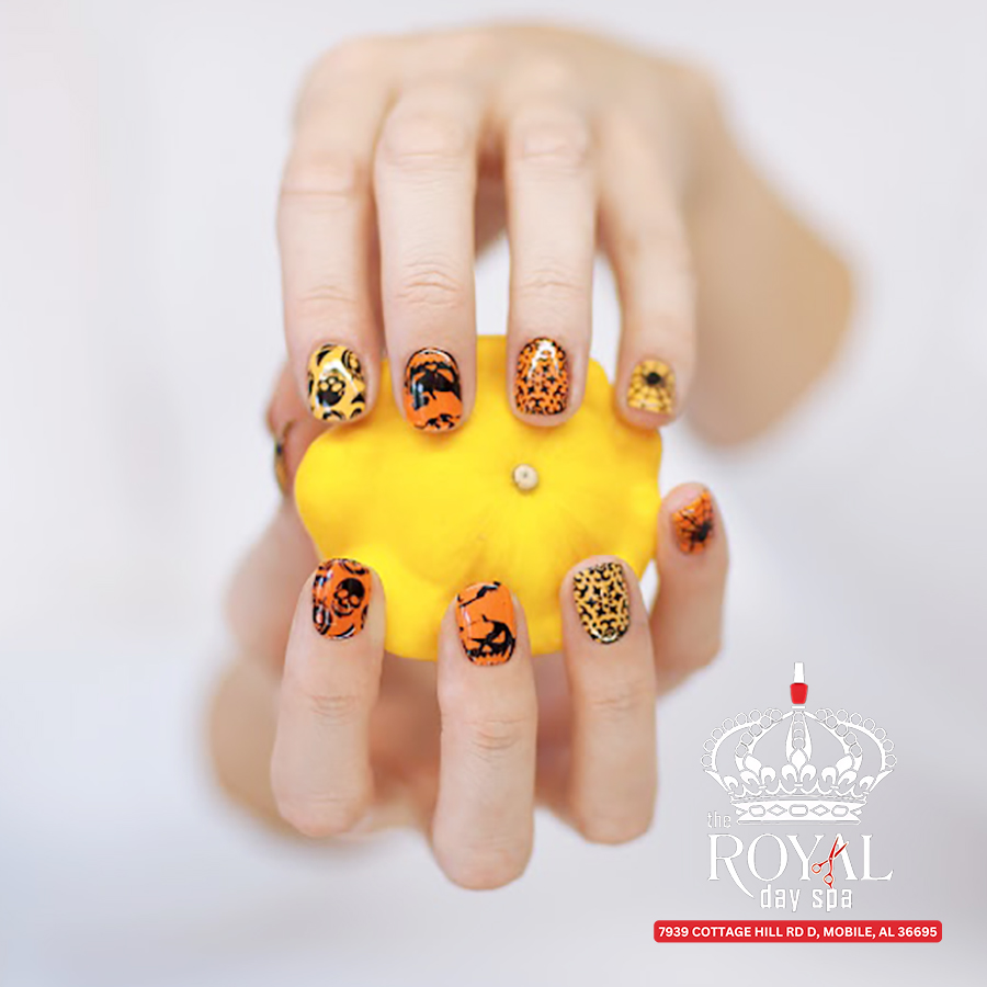 Halloween Nail Designs | The Royal Day Spa Mobile, AL 36695
