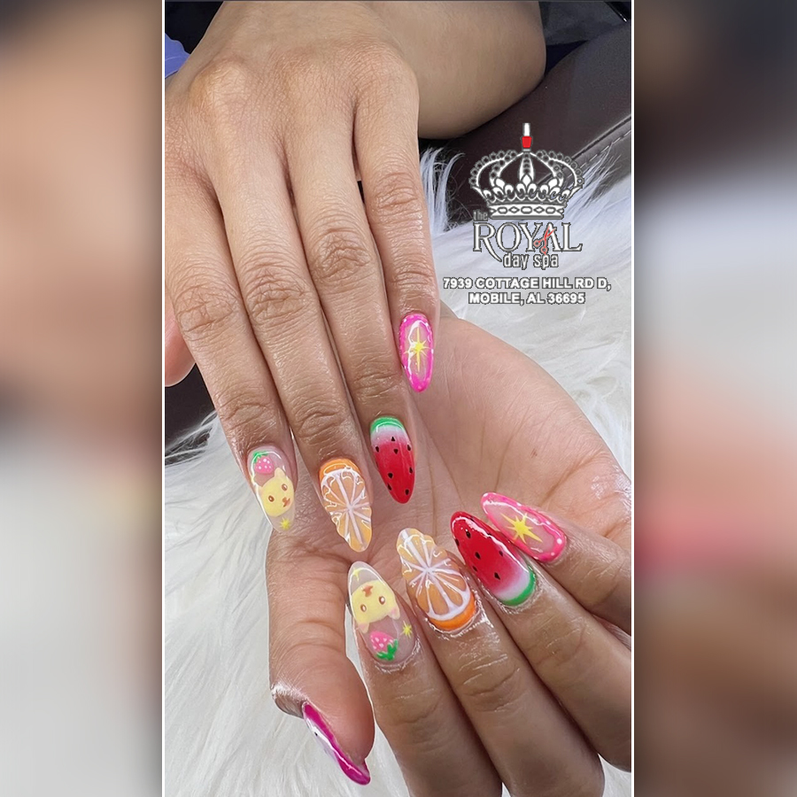 Beautiful Nail Designs at The Royal Day Spa in Mobile, AL 36695