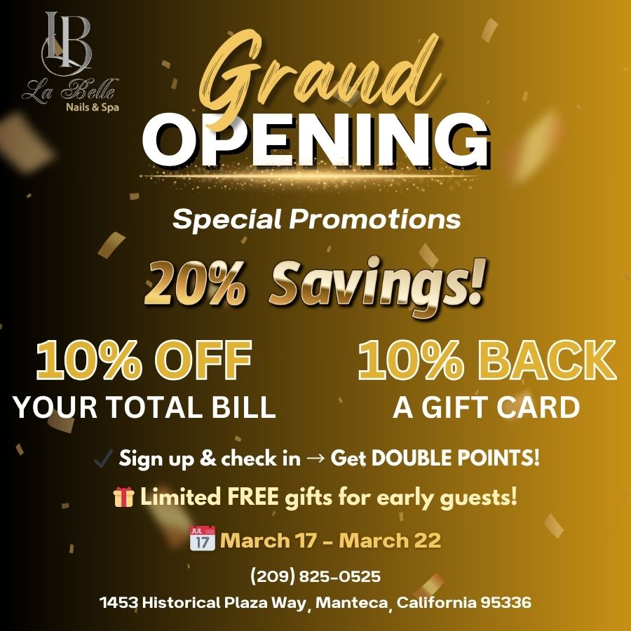 La Belle Nails & Spa Manteca, CA 95336