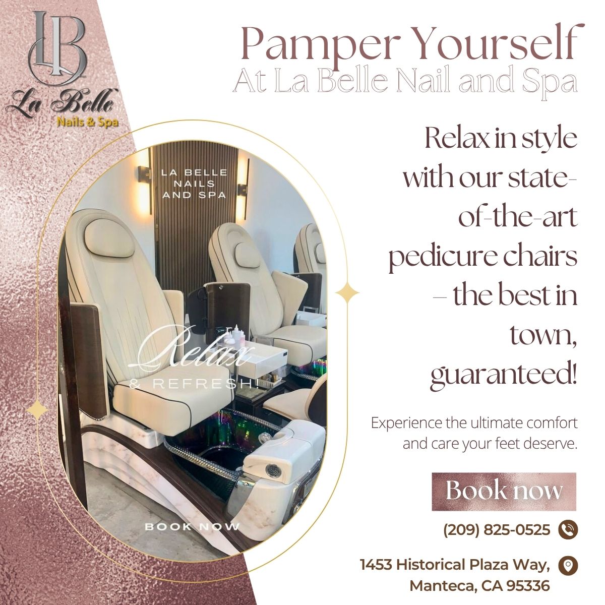 La Belle Nails & Spa Manteca, CA 95336