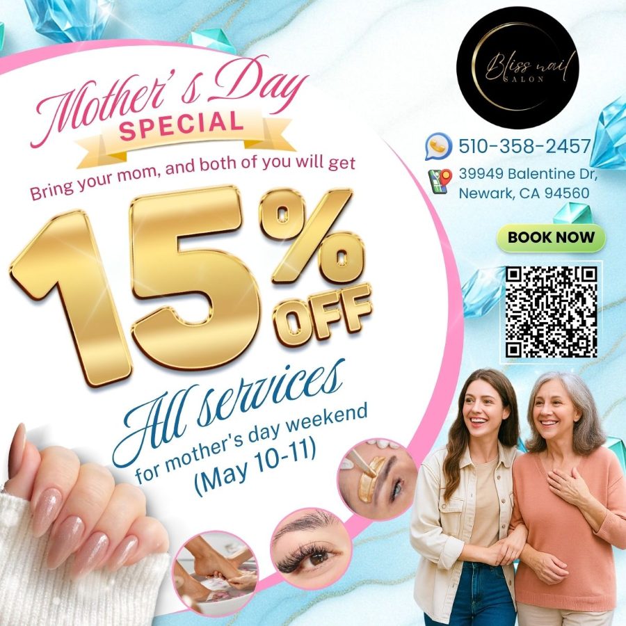 Try a relaxing nail day together at Bliss Nail Salon