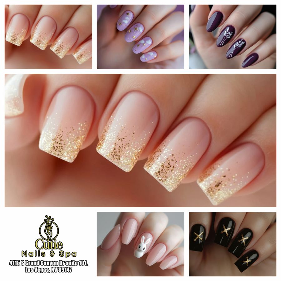 Summer Nail Designs by Cutie Nails & Spa in Las Vegas NV 89147