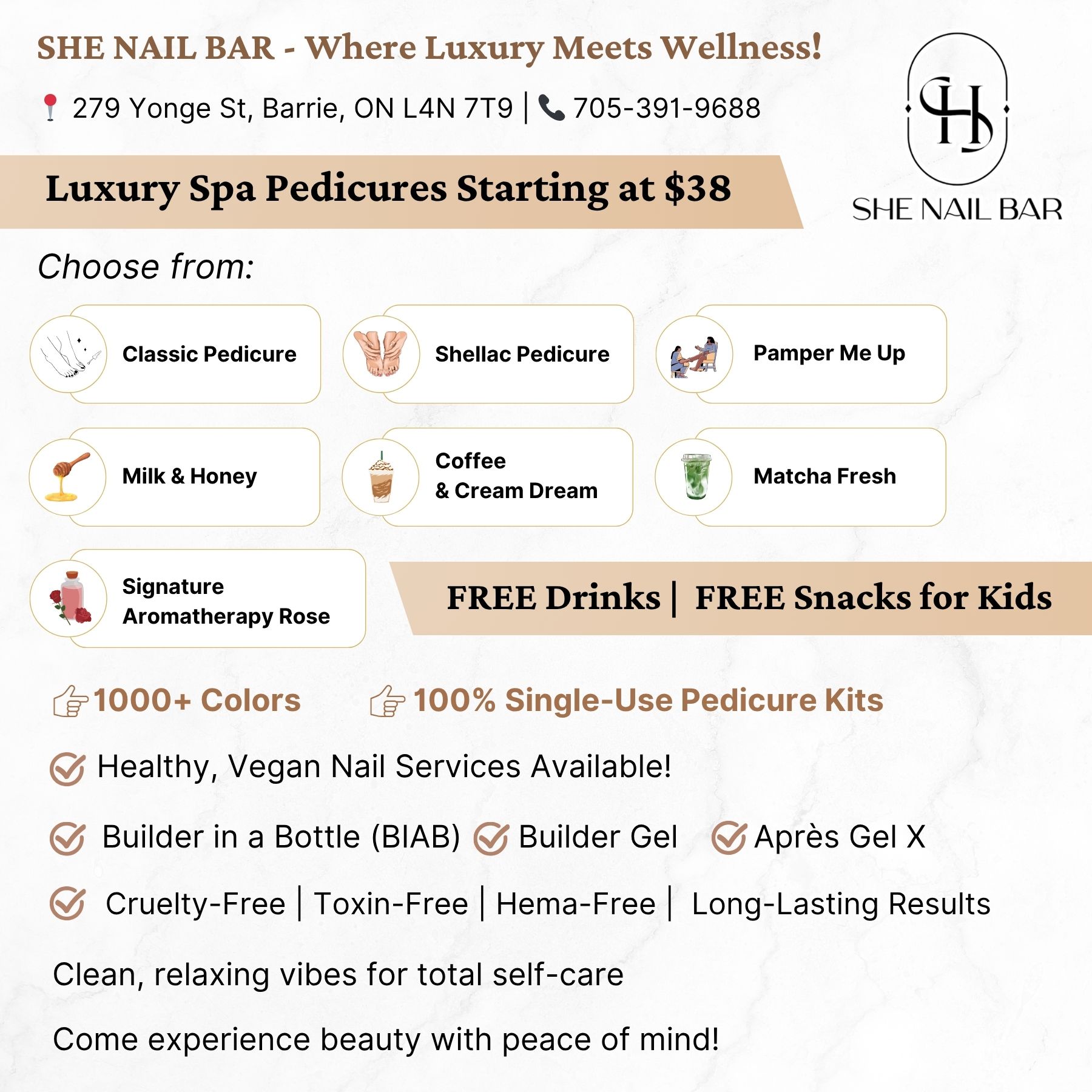 SHE NAIL BAR on Yonge St, Barrie