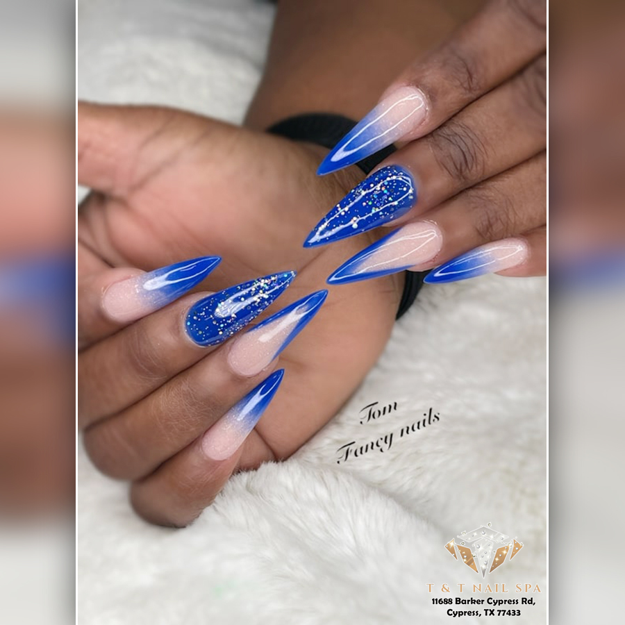 blue nail
