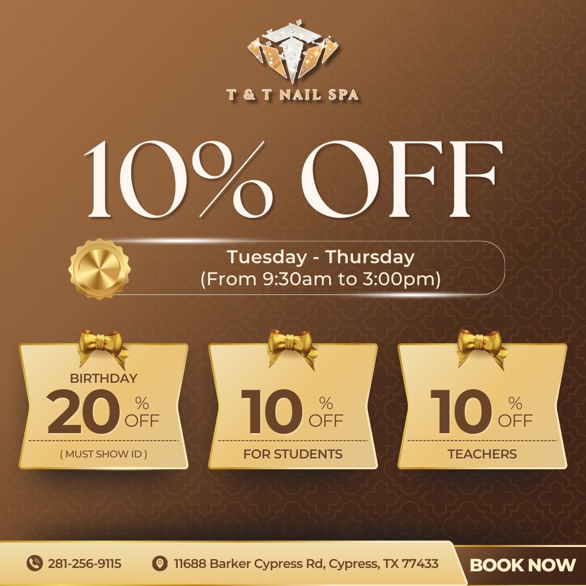 REAT YOURSELF & SAVE