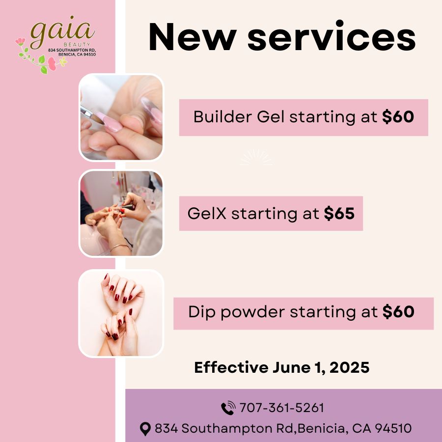 Gaia Nails Organic Beauty-Benicia | Reasonable nail salon in Benicia, CA  94510 | waxing & pedicure