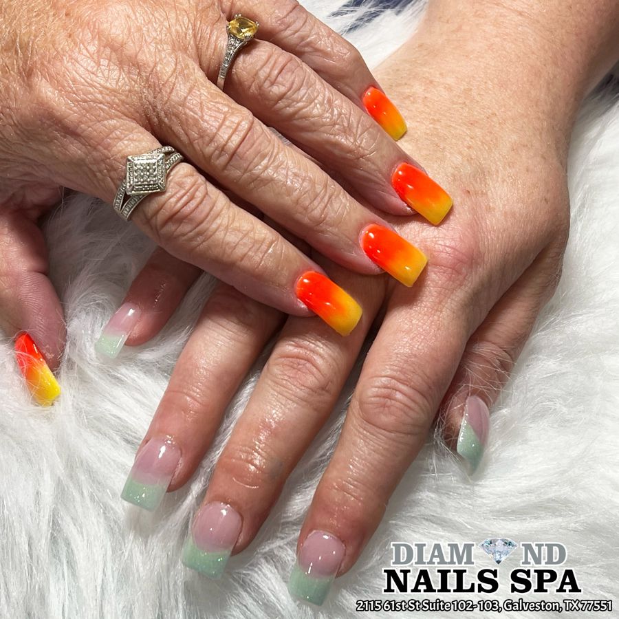July Nails 2025: Trending Designs at Diamond Nails Spa in Galveston TX 77551