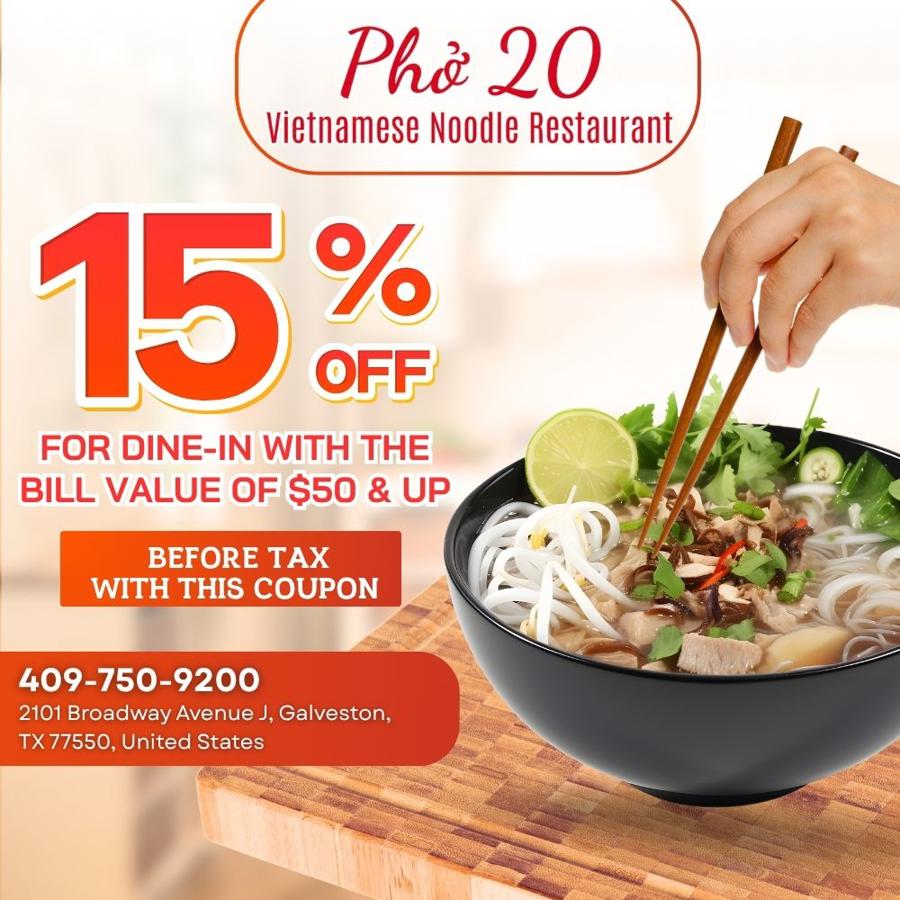 Pho 20 promotion
