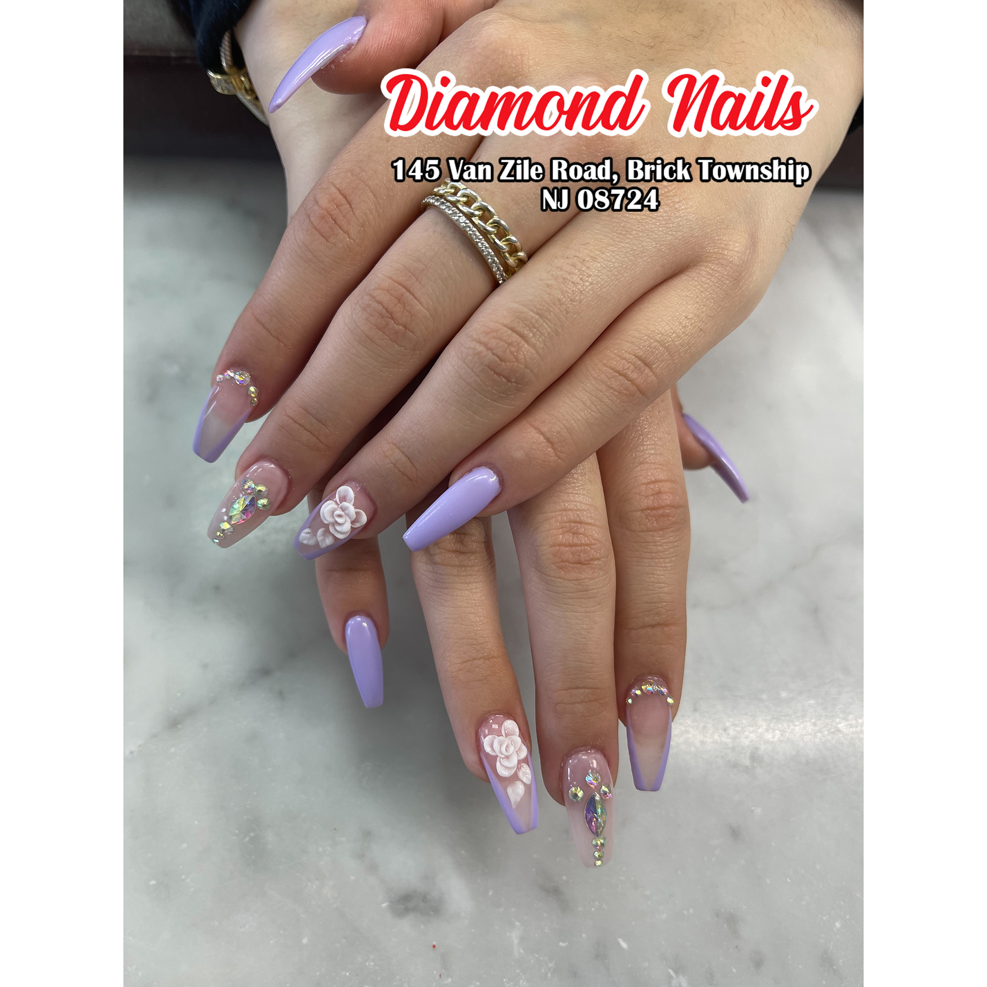 Diamond nails | Why Are Coffin Nails So Attractive?